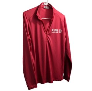 MLB Detroit Tigers Karmanos Pink Out The Park Pink Quarter-Zip Long Sleeve M